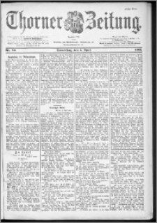 Thorner Zeitung 1901, Nr. 80 Erstes Blatt