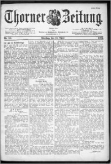 Thorner Zeitung 1901, Nr. 88 Erstes Blatt