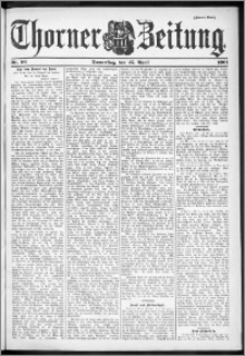 Thorner Zeitung 1901, Nr. 96 Zweites Blatt