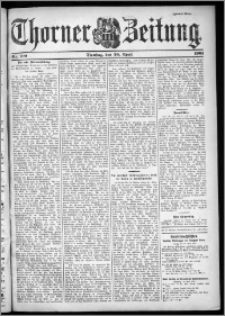 Thorner Zeitung 1901, Nr. 100 Zweites Blatt