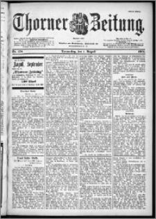 Thorner Zeitung 1901, Nr. 178 Erstes Blatt