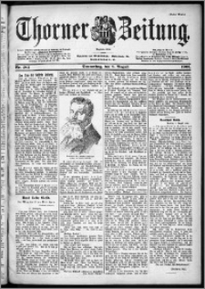 Thorner Zeitung 1901, Nr. 184 Erstes Blatt