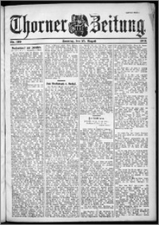 Thorner Zeitung 1901, Nr. 199 Zweites Blatt