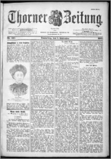 Thorner Zeitung 1901, Nr. 208 Erstes Blatt