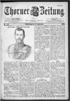 Thorner Zeitung 1901, Nr. 214 Erstes Blatt