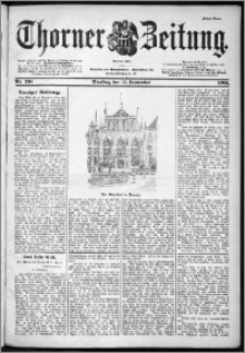 Thorner Zeitung 1901, Nr. 218 Erstes Blatt