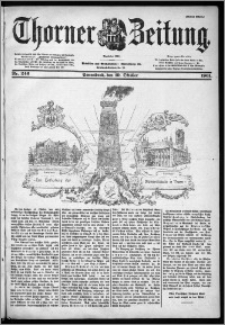 Thorner Zeitung 1901, Nr. 246 Erstes Blatt