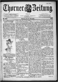 Thorner Zeitung 1901, Nr. 259 Erstes Blatt