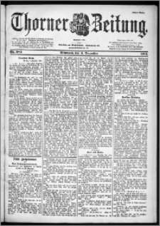 Thorner Zeitung 1901, Nr. 284 Erstes Blatt