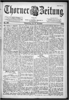 Thorner Zeitung 1901, Nr. 297 Erstes Blatt