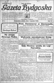 Gazeta Bydgoska 1926.01.01 R.5 nr 1