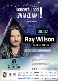 Koncerty pod Gwiazdami 2016 : Ray Wilson : 08.07
