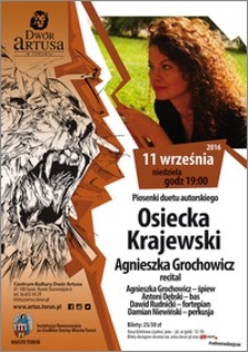Piosenki duetu autorskiego : Osiecka Krajewski : 11 września 2016