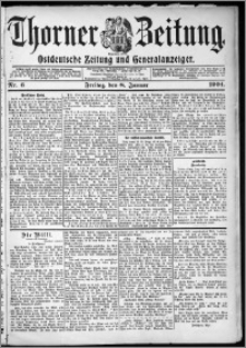 Thorner Zeitung 1904, Nr. 6 + Beilage