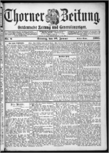 Thorner Zeitung 1904, Nr. 8 Erstes Blatt