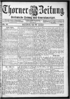 Thorner Zeitung 1904, Nr. 13 + Beilage