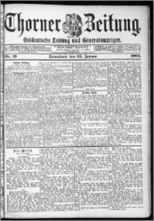 Thorner Zeitung 1904, Nr. 19 + Beilage