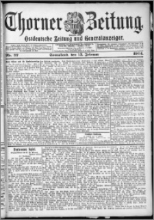 Thorner Zeitung 1904, Nr. 37 + Beilage