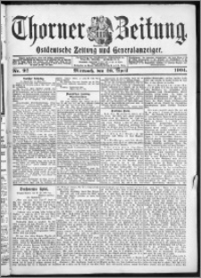 Thorner Zeitung 1904, Nr. 92 + Beilage