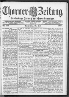 Thorner Zeitung 1904, Nr. 175 + Beilage