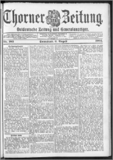 Thorner Zeitung 1904, Nr. 183 + Beilage