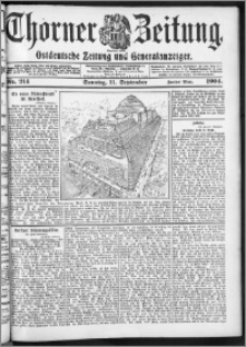 Thorner Zeitung 1904, Nr. 214 Zweites Blatt