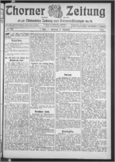 Thorner Zeitung 1909, Nr. 270 Erstes Blatt