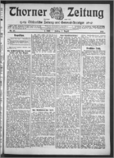 Thorner Zeitung 1910, Nr. 181 1 Blatt