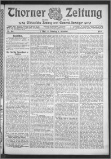 Thorner Zeitung 1910, Nr. 208 1 Blatt