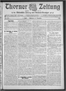 Thorner Zeitung 1910, Nr. 274 1 Blatt