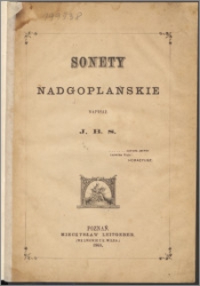 Sonety Nadgoplańskie