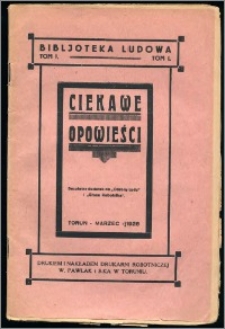 Ciekawe Opowieści T. 1 (marzec 1928)