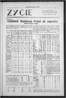 Życie : bezpłatny naukowo - popularny ilustrowany dodatek Pielgrzyma, 4 października 1931