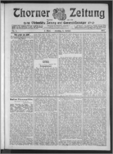Thorner Zeitung 1911, Nr. 1 2 Blatt