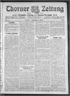 Thorner Zeitung 1911, Nr. 6 1 Blatt