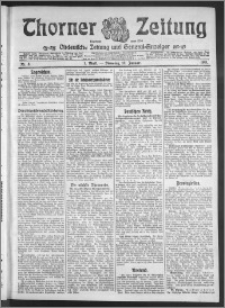 Thorner Zeitung 1911, Nr. 8 1 Blatt