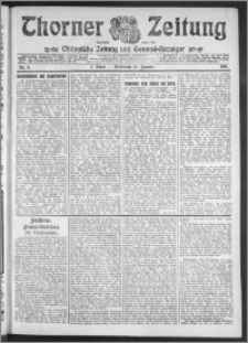 Thorner Zeitung 1911, Nr. 9 2 Blatt