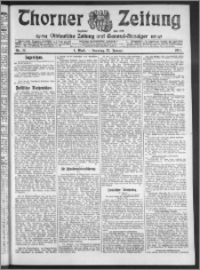 Thorner Zeitung 1911, Nr. 19 1 Blatt