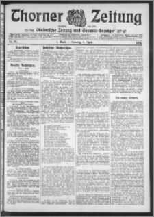 Thorner Zeitung 1911, Nr. 85 1 Blatt