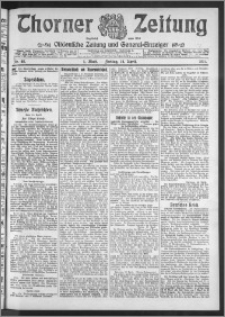 Thorner Zeitung 1911, Nr. 89 1 Blatt