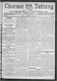 Thorner Zeitung 1911, Nr. 191 1 Blatt