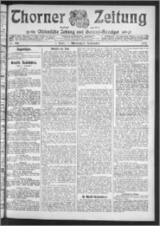 Thorner Zeitung 1911, Nr. 209 1 Blatt