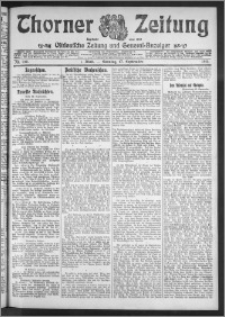 Thorner Zeitung 1911, Nr. 219 1 Blatt