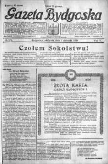 Gazeta Bydgoska 1926.08.01 R.5 nr 174