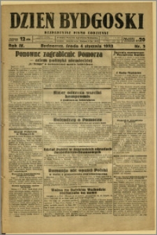 Dzień Bydgoski, 1933, R.4, nr 3