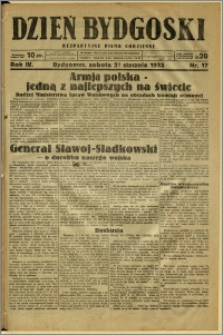 Dzień Bydgoski, 1933, R.4, nr 17