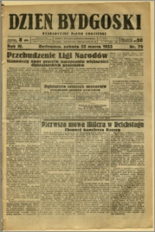 Dzień Bydgoski, 1933, R.4, nr 70