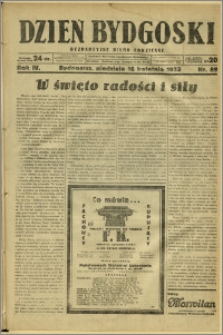 Dzień Bydgoski, 1933, R.4, nr 89