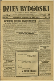 Dzień Bydgoski, 1933, R.4, nr 119