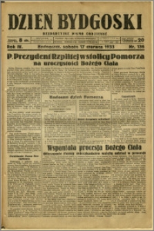 Dzień Bydgoski, 1933, R.4, nr 136